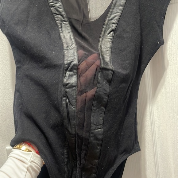 American Apparel mesh front bodysuit - Picture 3 of 3